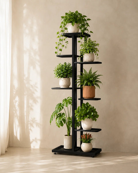 Forja — estantería de hierro para plantas