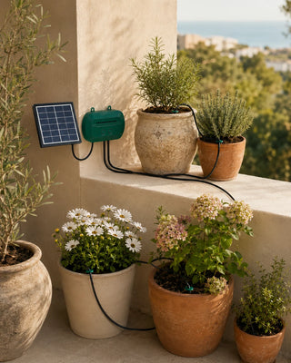 Solsticio — kit de riego solar por goteo Tenti
